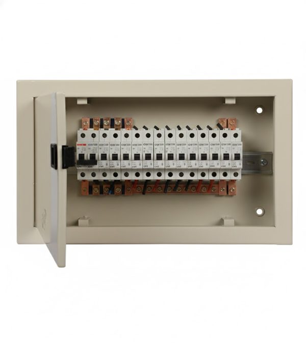 Powder Coated Row Type Metal Distribution Boards DIN Rail Type (13-16 ...
