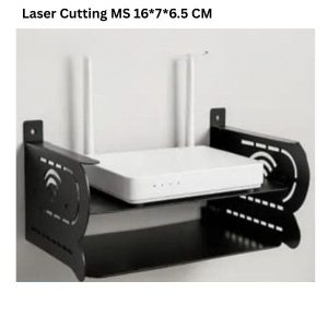 2 Layer Heavy Router Stand | Multi-Purpose Storage Shelf for Cable Box, Router, DVD, Game Console, Speaker & Showpiece