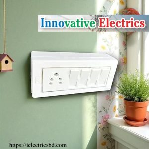 wall Surface mounted Gang Switch with Multi Socket , Fan Dimmer 500watt, Long Lusting with PVC Back Part with back box; with 2 Guarantee